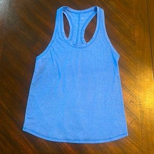 Lululemon tank Cobalt blue, silver technology